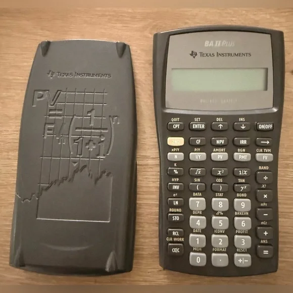 Texas Instruments BA II Plus Black Calculator - Picture 4 of 4